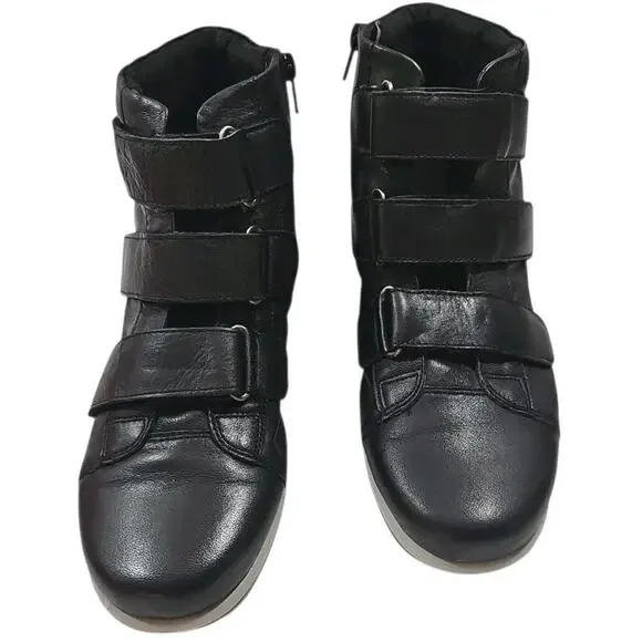 Aerosoles ~Woman Size 9M~ Black Leather Ankle Boots NEW!